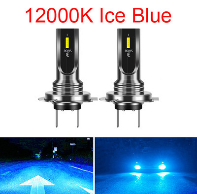 2vnt NAUJAS 80W 20000LM Mini H4 H7 H1 LED automobilio priekinis žibintas H8 H9 H11 9005 9006 9012 Automobilių stilius Auto priekinių žibintų rūko žibintų lemputės 12V 24V