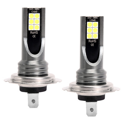 2 vnt H7 LED priekinių žibintų lemputė H7 LED rūko žibintas didelės galios LED automobilio žibintų priekinis žibintas Auto priekinių žibintų lemputės automobilių priedai