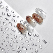 Värviline mullitäht fantaasia vesipiisk ükssarvik süda täht tarretis suvine 5D kleebis pehme reljeefne 3D kaunistus küünekleebis naine