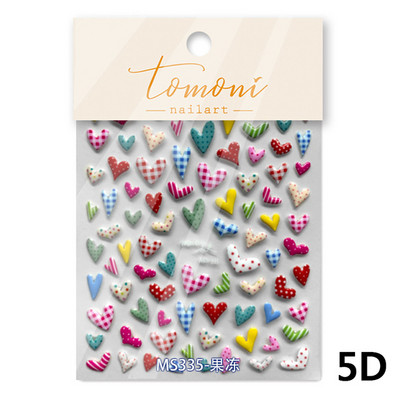 Värviline mullitäht fantaasia vesipiisk ükssarvik süda täht tarretis suvine 5D kleebis pehme reljeefne 3D kaunistus küünekleebis naine