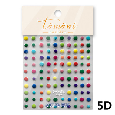 Värviline mullitäht fantaasia vesipiisk ükssarvik süda täht tarretis suvine 5D kleebis pehme reljeefne 3D kaunistus küünekleebis naine