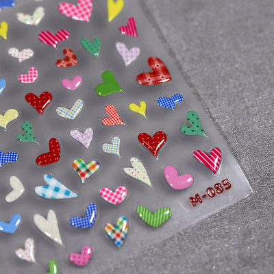 Värviline mullitäht fantaasia vesipiisk ükssarvik süda täht tarretis suvine 5D kleebis pehme reljeefne 3D kaunistus küünekleebis naine