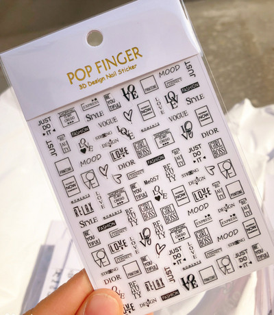 1 KOM 3D Sunce Zvijezda Nebo Mjesec Naljepnice za uređenje noktiju Pritisnite na nokte Pribor za uređenje noktiju Lasersko srce naljepnice s cvijetom Dodaci za uređenje noktiju