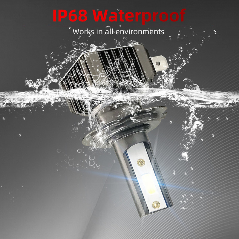 2TK LED auto esitule mini Canbus lamp H11 pirnid H7 H8 H9 esitulede komplekt 9005 HB3 9006 HB4 6000k udutuli 12 V LED lamp 12000LM