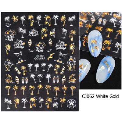 Laser Rainbow Evil Eyes 3D Küünekleebised Psühhedeelsed Abstraktsed Line Laine Holograafilised Liimiga Liugurid Õitsevad Marmorist Küünekleebised