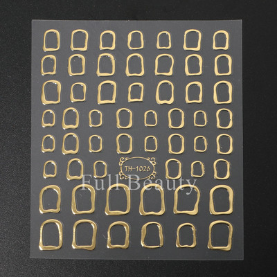 Laser Rainbow Evil Eyes 3D Küünekleebised Psühhedeelsed Abstraktsed Line Laine Holograafilised Liimiga Liugurid Õitsevad Marmorist Küünekleebised