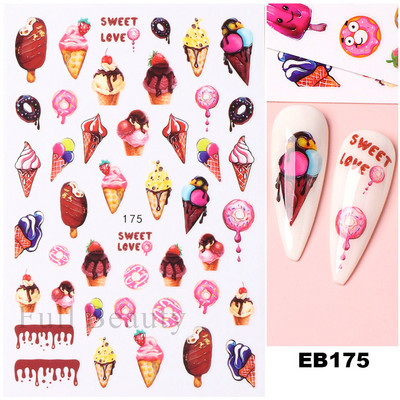 Laser Rainbow Evil Eyes 3D Küünekleebised Psühhedeelsed Abstraktsed Line Laine Holograafilised Liimiga Liugurid Õitsevad Marmorist Küünekleebised