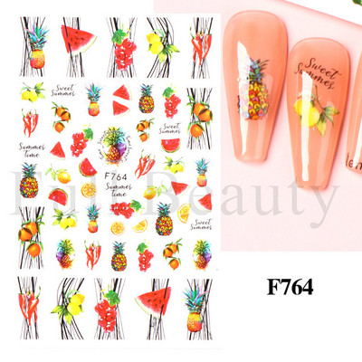 Autocolante pentru unghii cu litere albe și negru Glisoare cu cuvinte de dragoste pentru manichiură Personaj 3D Nail Art Polish Decalcomanie Piese de decorare FBJO2173