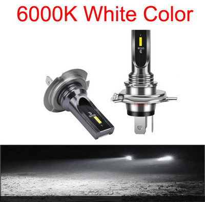 2vnt H7 H4 LED CSP automobilio rūko žibintas H11 H8 H9 H16JP H1 H3 automobilio priekinių žibintų lemputės 9005 9006 auto vairavimo priekinių žibintų lempos 6500K 12V 24V