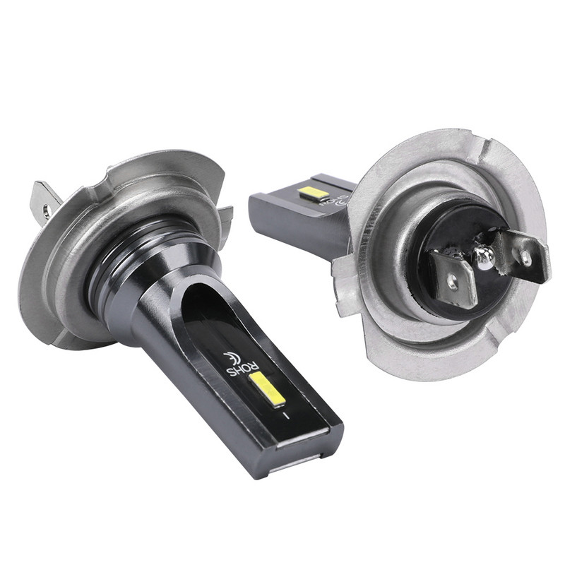 2vnt H7 H4 LED CSP automobilio rūko žibintas H11 H8 H9 H16JP H1 H3 automobilio priekinių žibintų lemputės 9005 9006 auto vairavimo priekinių žibintų lempos 6500K 12V 24V