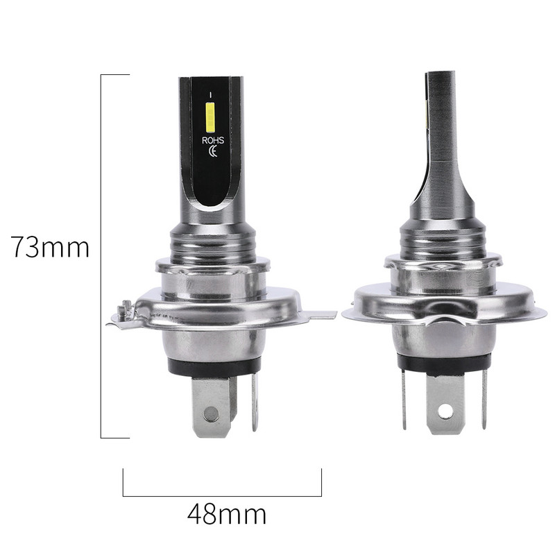 2vnt H7 H4 LED CSP automobilio rūko žibintas H11 H8 H9 H16JP H1 H3 automobilio priekinių žibintų lemputės 9005 9006 auto vairavimo priekinių žibintų lempos 6500K 12V 24V