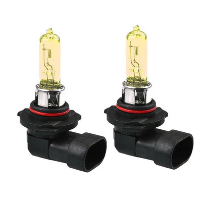 2TK HB3 9005 Kollane 12V 65W Super Bright halogeenlambid allikas Bright Auto pirnid Super Car Light Glass Autode esituli I5R0