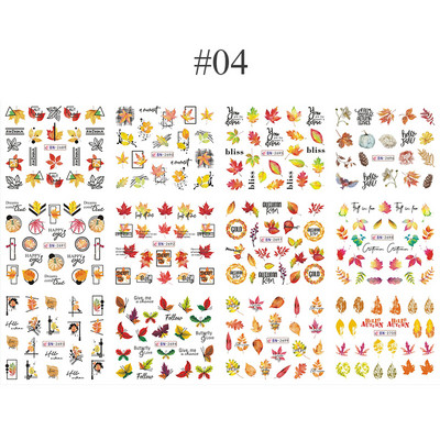 12 minta körömdíszítés matricák virág levelek vízcsúszdák Geometrikus vonalak matricák 3D körömdíszítések kiegészítők