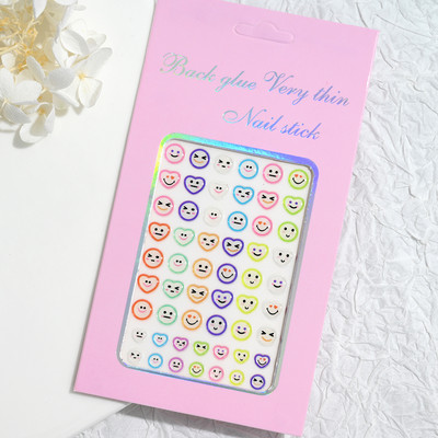 5D värvilised Reljeefsed Lilled Küünekleebised Kevadkarikakrad Tulbid Multifilmid Jänesed Jooned Liugurid Küünekleebised Ise ise teha maniküüri kleebised & S