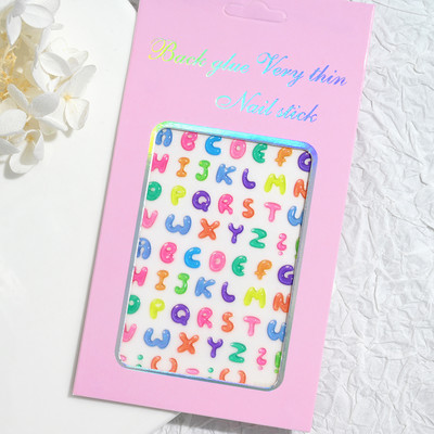 5D värvilised Reljeefsed Lilled Küünekleebised Kevadkarikakrad Tulbid Multifilmid Jänesed Jooned Liugurid Küünekleebised Ise ise teha maniküüri kleebised & S