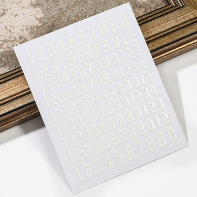 3D-numbrid, tähtede kujundus, küünekleebis, isekleepuv kleebis, liugur DIY kaunistus maniküüri tarvikud küünekleebiste tarvikud @