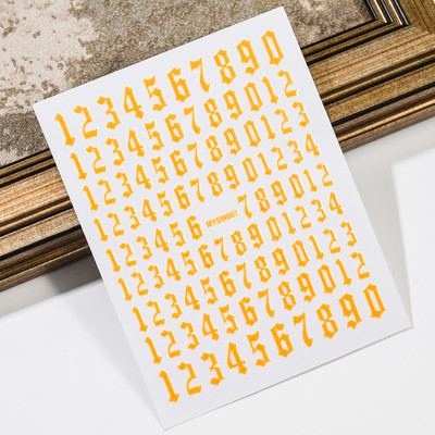 3D-numbrid, tähtede kujundus, küünekleebis, isekleepuv kleebis, liugur DIY kaunistus maniküüri tarvikud küünekleebiste tarvikud @