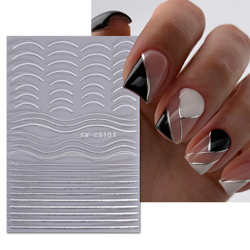 Νέο αυτοκόλλητο νυχιών Ins Hot Lip Flame Maple Leaf Smoke Star Moon Decal Nail