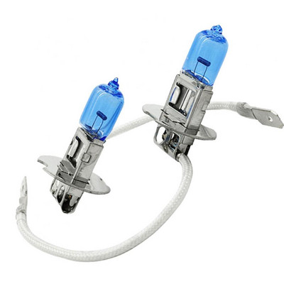 Naujas 2vnt H3 Xenon halogeninis automobilis super baltos lemputės 100W priekinių žibintų žibintas 12V DC