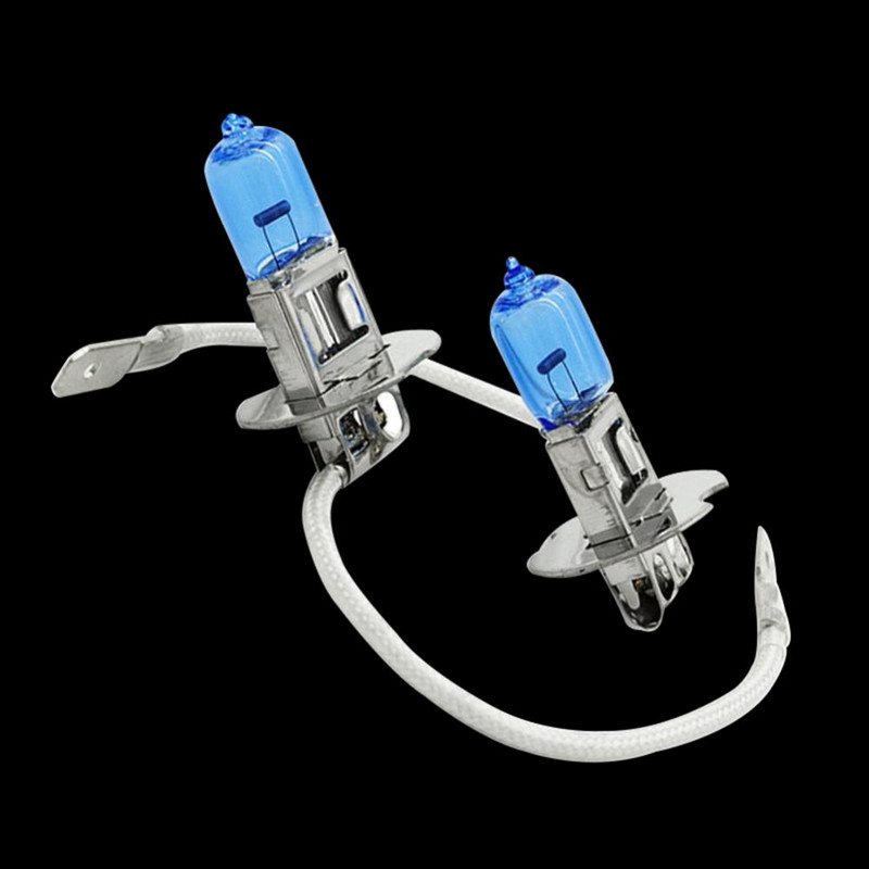 Naujas 2vnt H3 Xenon halogeninis automobilis super baltos lemputės 100W priekinių žibintų žibintas 12V DC