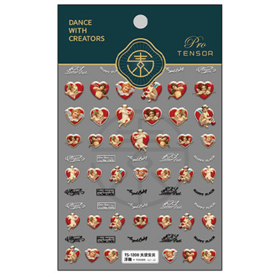 Magnoolia-liilia ploomi õied päevalilled tulbid virsiku õie ruut 3D isekleepuv küünekunsti kleebis 5D maniküüri kleebis