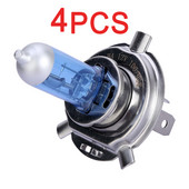 4vnt H4 100W itin ryškiai balta halogeninė lemputė rūko žibintai didelės galios 12V automobilio priekiniai žibintai lempa automobilio šviesos šaltinis stovėjimo aikštelė Automobilio stilius