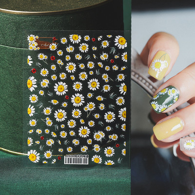 5D akrilno ugravirano srce šarm dizajn samoljepljive naljepnice za nokte naljepnice DIY klizač za manikiranje ukrasa za nokte Z0581