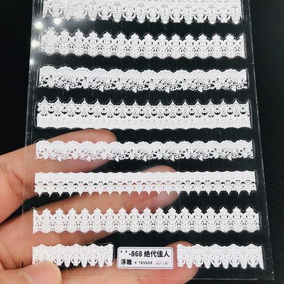 5D akrilno ugravirano srce šarm dizajn samoljepljive naljepnice za nokte naljepnice DIY klizač za manikiranje ukrasa za nokte Z0581