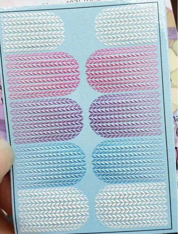 1 τμχ 3D ακρυλικό χαραγμένο αυτοκόλλητο μελισσών Nail Nail Water Decals Fashion Empaistic Nail Water Slide Decalsi Z094