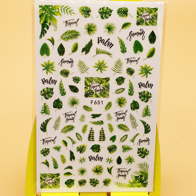 3D стикери за нокти Декали Самозалепващи се стикери за нокти Букет цветя Пчелен дизайн Стикери за маникюр Декорация за нокти