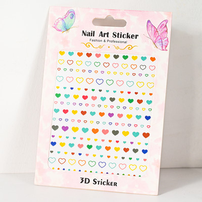 Roheline Avokaado Armsad Kleebised Vajutage Küüntele Suvi Puu Cartoon Disain Liugurid Küünte Kunst Võluv 3D Kleebised Kleebised Maniküür DIY