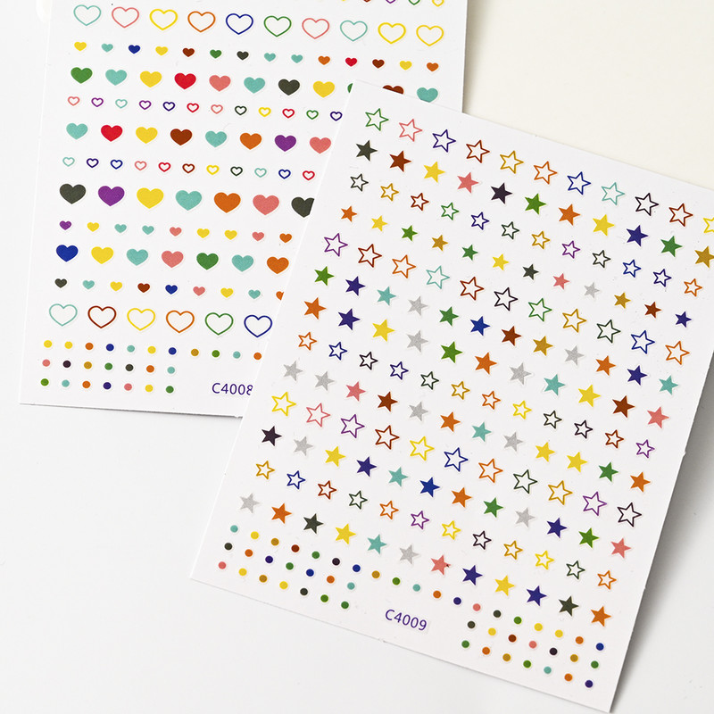 Roheline Avokaado Armsad Kleebised Vajutage Küüntele Suvi Puu Cartoon Disain Liugurid Küünte Kunst Võluv 3D Kleebised Kleebised Maniküür DIY