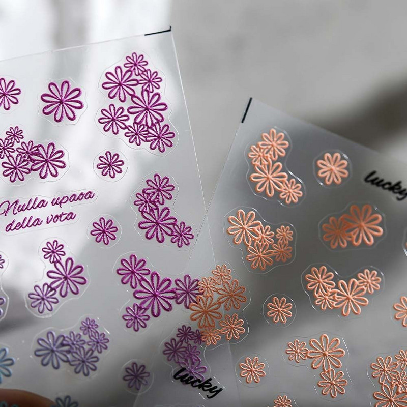 Samoljepljivi tulipani Pribor za manikuru Mašnice Naljepnice za nokte Nail Art Dekoracije Ruže Naljepnice za nokte Cvijeće Naljepnice za nokte