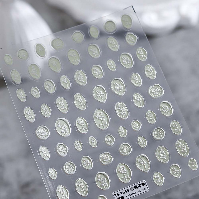 Samoljepljivi tulipani Pribor za manikuru Mašnice Naljepnice za nokte Nail Art Dekoracije Ruže Naljepnice za nokte Cvijeće Naljepnice za nokte