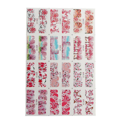 Disain Päevalilled Tätoveeringu Aksessuaarid Veeülekande kleebised Kevadlillede kleebised DIY Nail Art Nail Art kleebised