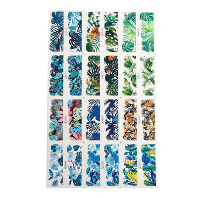 Disain Päevalilled Tätoveeringu Aksessuaarid Veeülekande kleebised Kevadlillede kleebised DIY Nail Art Nail Art kleebised