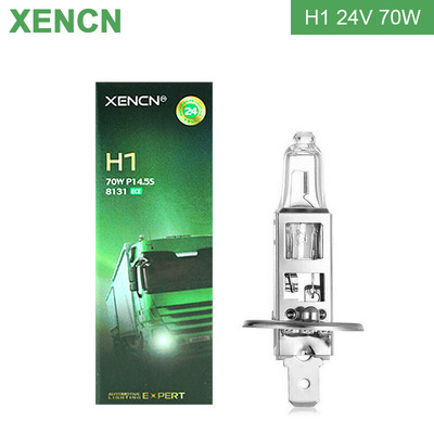 XENCN H1 Original Halogen Headlight 24V 70W 100W 3200K Off Road Standard Lamp OEM Quality Truck Bulb Yellow Light, Pair