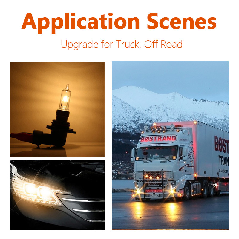 XENCN H1 originaal halogeen esituli 24V 70W 100W 3200K maastikul standardlamp OEM kvaliteediga veoauto pirn kollane tuli, paar