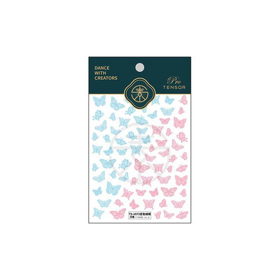 Női csillagok levelek szalag százszorszép körömmatricák virágok körömmatricák körömdíszítések pillangós körömmatricák