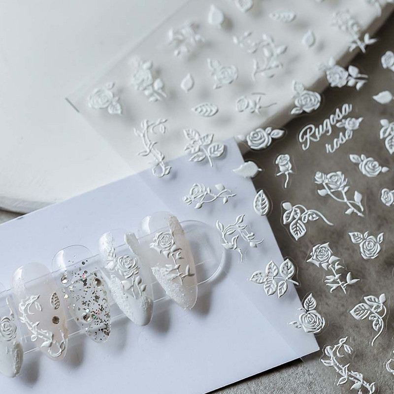 Adeziv Fructe Accesorii pentru manichiura Autocolante pentru unghii cu desene animate Flori Decalcomani pentru unghii Decoratiuni pentru unghii cu fundita Autocolante pentru unghii