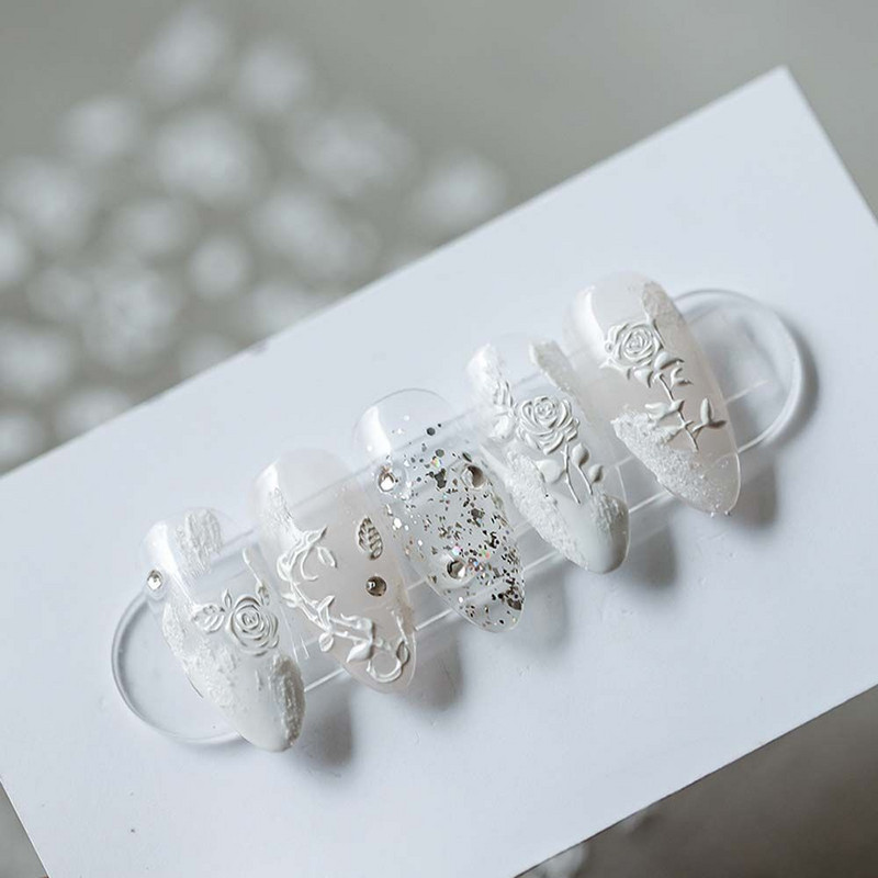 Adeziv Fructe Accesorii pentru manichiura Autocolante pentru unghii cu desene animate Flori Decalcomani pentru unghii Decoratiuni pentru unghii cu fundita Autocolante pentru unghii