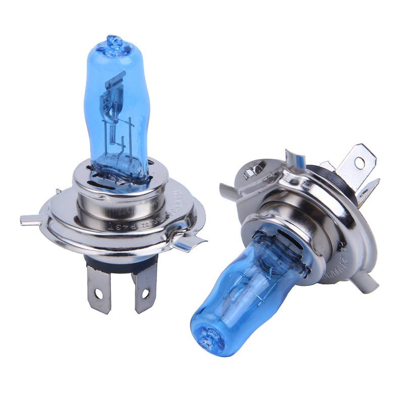 1Ζεύγος H4 12V 100W / 90W 6000K Super Bright White Light Λάμπες αυτοκινήτου Xenon Φωτιστικό Προβολέα