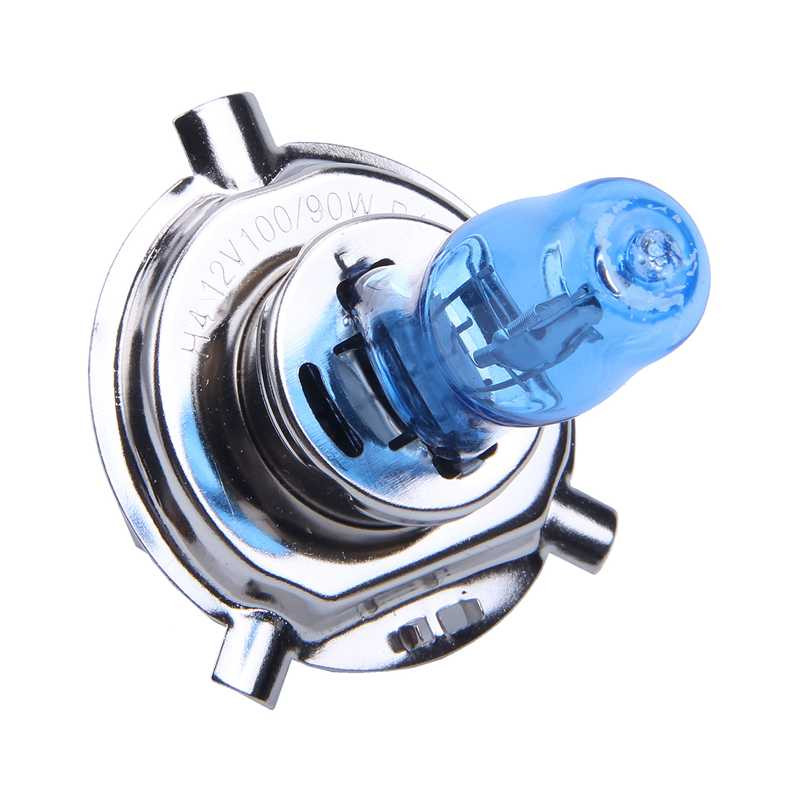 1Ζεύγος H4 12V 100W / 90W 6000K Super Bright White Light Λάμπες αυτοκινήτου Xenon Φωτιστικό Προβολέα