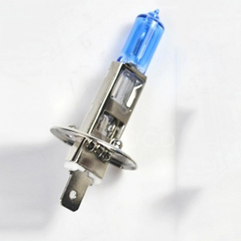 1Pc H1/6000K Super White 12V 100W Automobilio HID Xenon priekinių žibintų lemputės lemputė Автомобильные лампы лампочки на авто