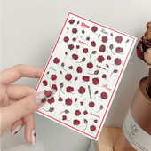 Küünekunsti aksessuaarid Liblika maniküüri tööriistad 3D küünekleebised Tagasi liimkleebised Liblikad küünekleebised küünekleebised