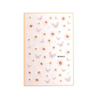 Küünekunsti aksessuaarid Liblika maniküüri tööriistad 3D küünekleebised Tagasi liimkleebised Liblikad küünekleebised küünekleebised