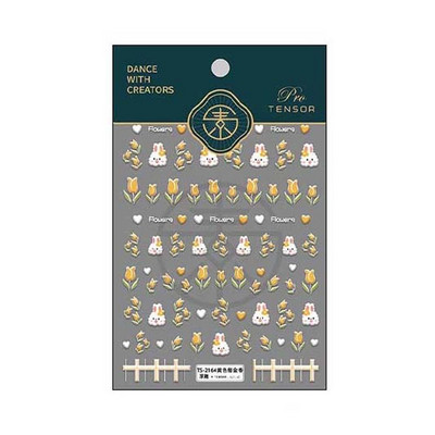 Aksesuarai Panda Bear Cat Nagų dailės puošmenos Karikatūros Nagų lipdukai Gėlės Nagų lipdukai Gyvūnai Nagų lipdukai