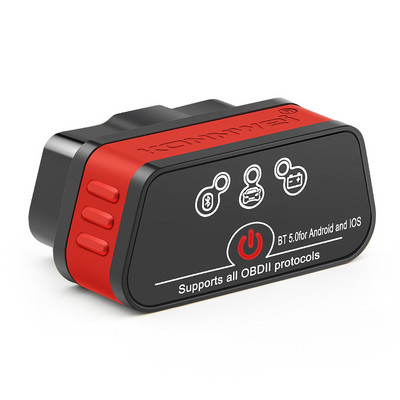 Konnwei ELM327 V1.5 Bluetooth 5.0 ELM 327 V 1 5 OBD2 skaitytuvas Automobilių diagnostikos įrankiai ODB2 OBD 2 kodų skaitytuvas pk Vgate iCar2