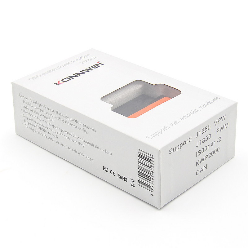 Konnwei ELM327 V1.5 Bluetooth 5.0 ELM 327 V 1 5 OBD2 skaitytuvas Automobilių diagnostikos įrankiai ODB2 OBD 2 kodų skaitytuvas pk Vgate iCar2