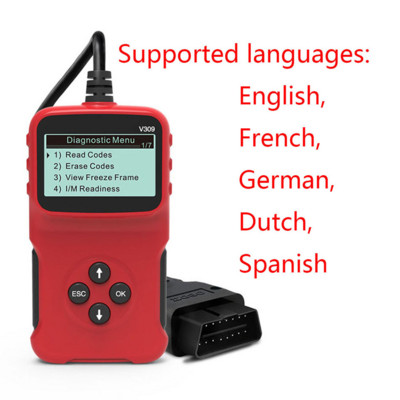 OBD2 szkenner Professzionális autómotor-rendszer diagnosztikai eszköz Élettartamra szóló ingyenes autóipari DTC kereső kódolvasó autódiagnosztikai eszköz